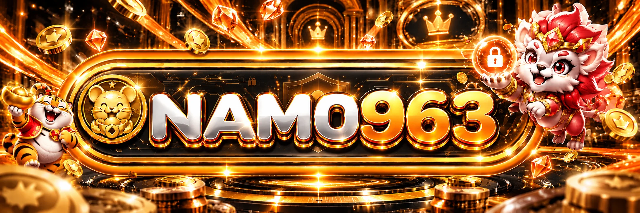 NAMO963 ทางเข้าเว็บหลัก โทนส้มทองพร้อมมาสคอตเกม